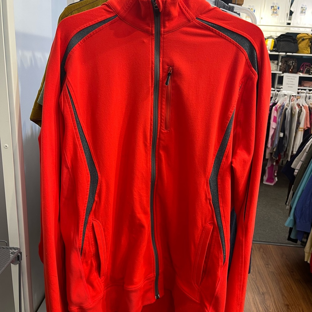 Lululemon Smash Men’s Red Full Zip Jacket - XL